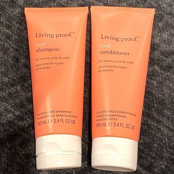 Living proof Curl Shampoo &  Conditioner Waves, Curls & Coils 3.4oz/100mL each - Picture 2 of 8